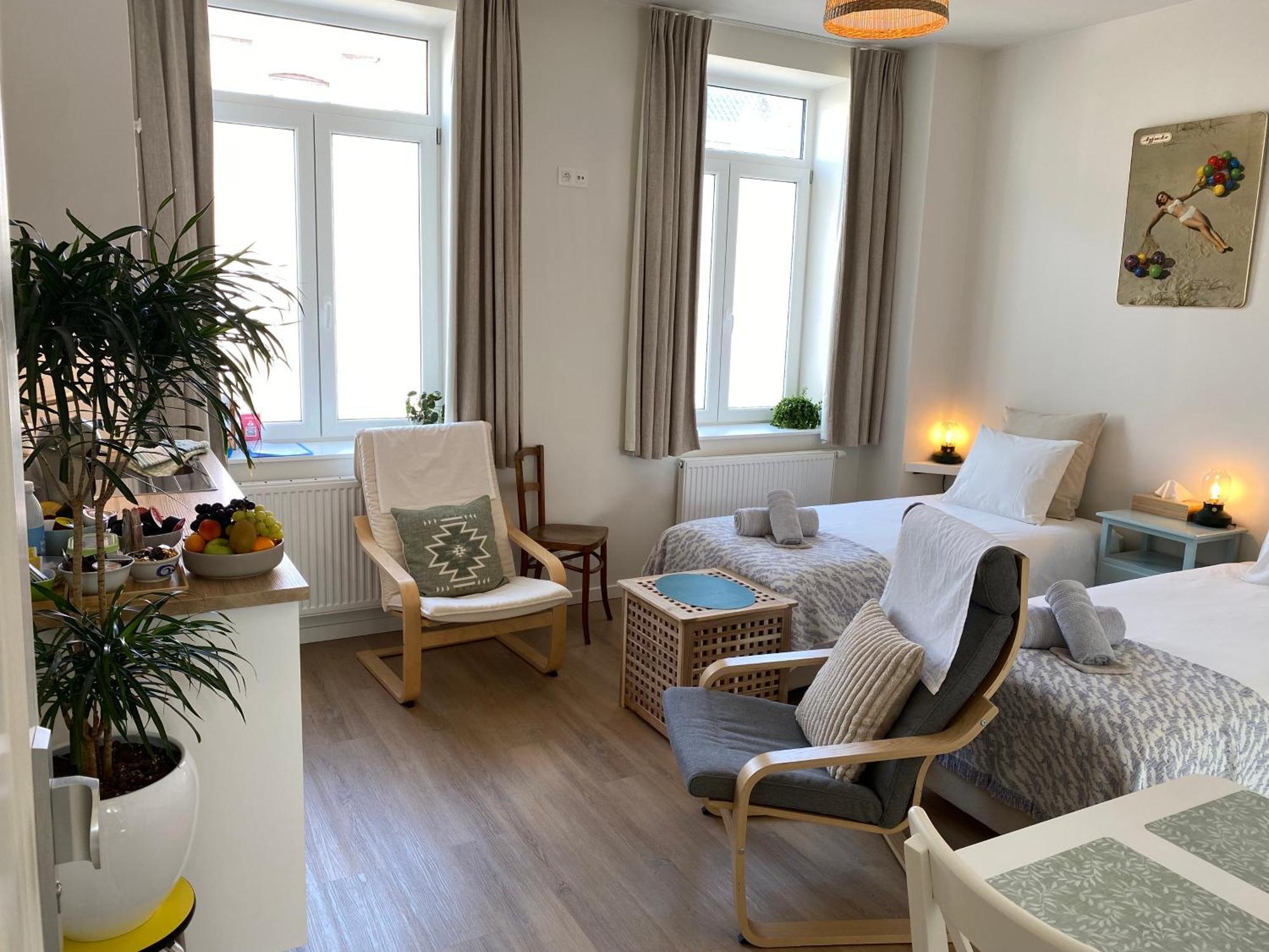 Logies-M Comfort Studios Inc Bikes B&B Ostende Exteriér fotografie